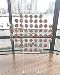 Round Ghost Donut Wall $130